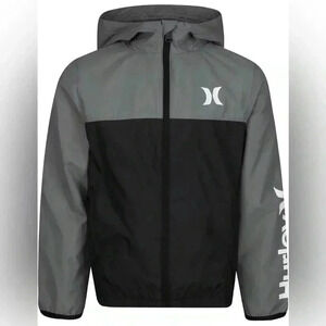 Hurley Boy’s Color-Blocked Windbreaker - Large (Big Kids)